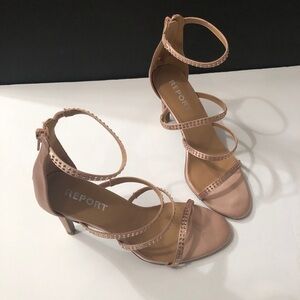 Report Pink Abella Heels Size 6.5 NWT